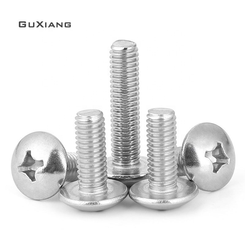 18-8 Stainless steel M4 M5 M6 Umbrella head Phillips machine screws button head Cross recess screws