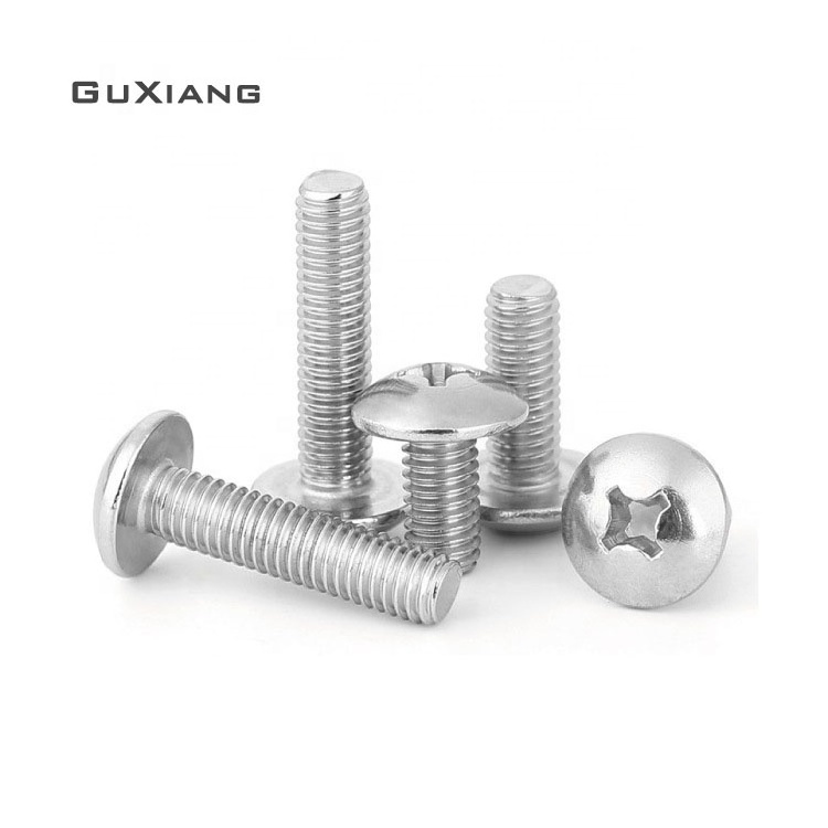 18-8 Stainless steel M4 M5 M6 Umbrella head Phillips machine screws button head Cross recess screws