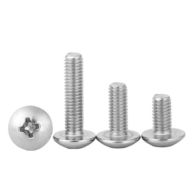 18-8 Stainless steel M4 M5 M6 Umbrella head Phillips machine screws button head Cross recess screws