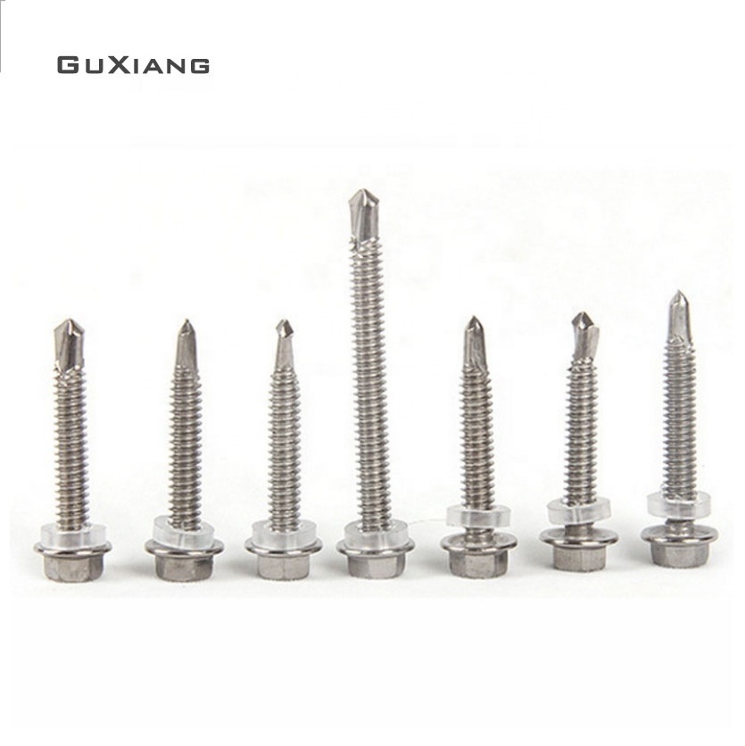 screw supplier Wholesale price sales hexagon Stainless steel drill tail self drill screw  drywall screw