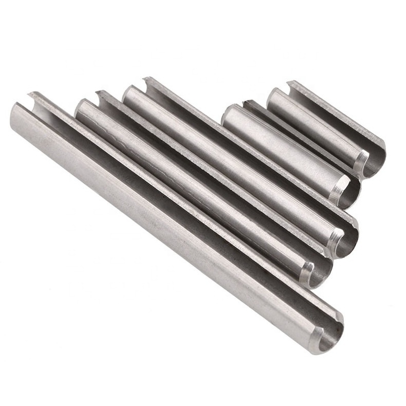 304 Stainless Steel Slotted Elastic Pin Cylindrical Locking Pin