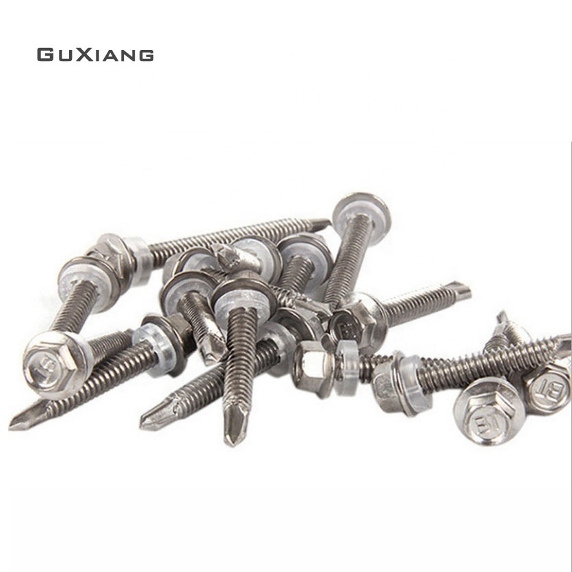 screw supplier Wholesale price sales hexagon Stainless steel drill tail self drill screw  drywall screw