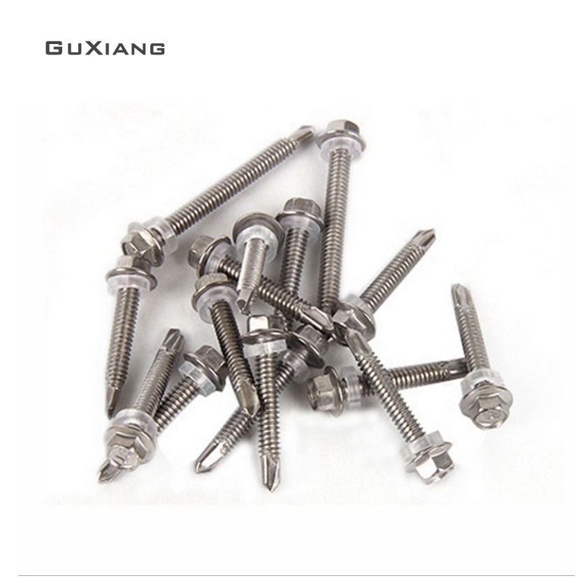 screw supplier Wholesale price sales hexagon Stainless steel drill tail self drill screw  drywall screw