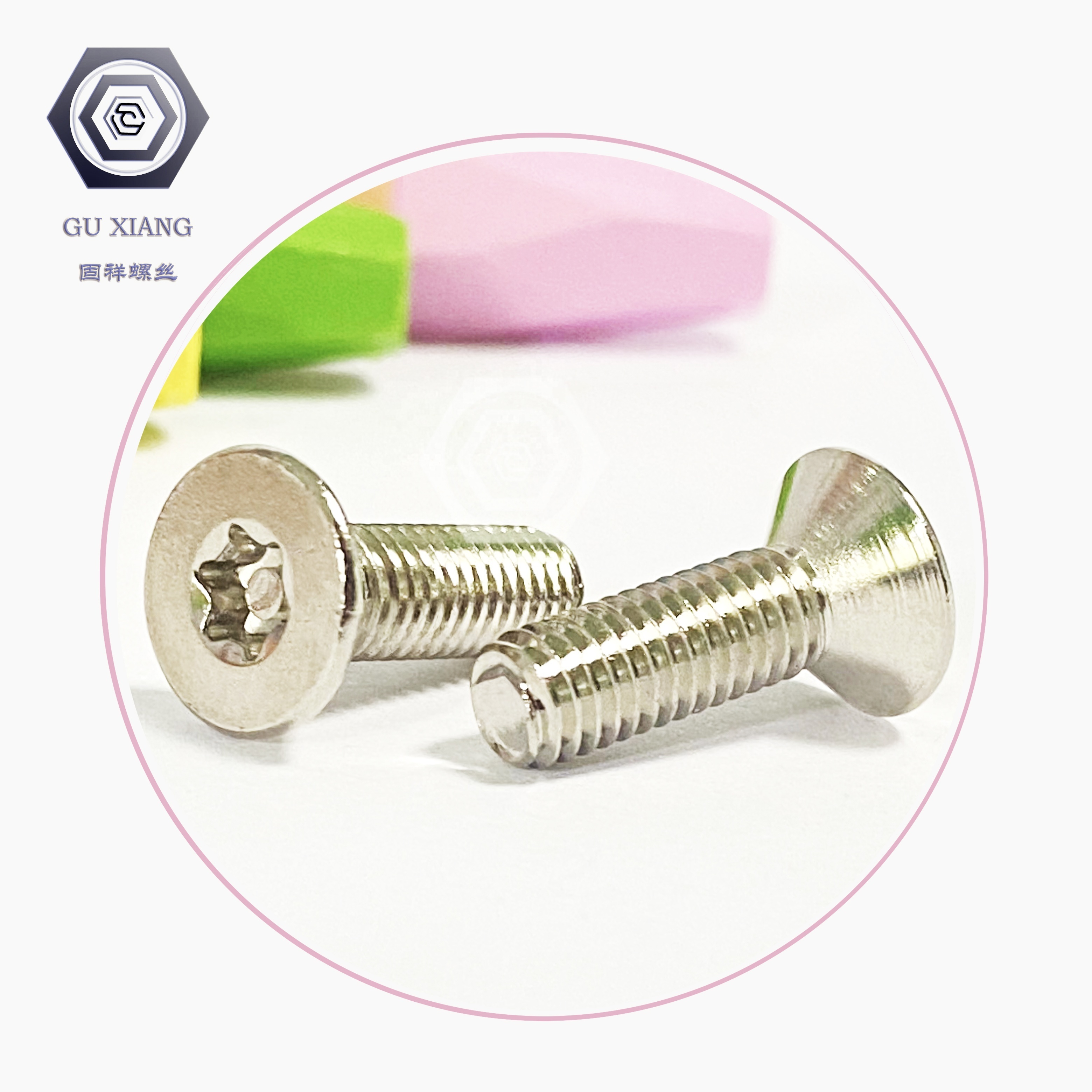 stainless steel 304 Security Torx  screw Anti-theft  Countersunk  head bolt T6T8T10T15T20T25T30