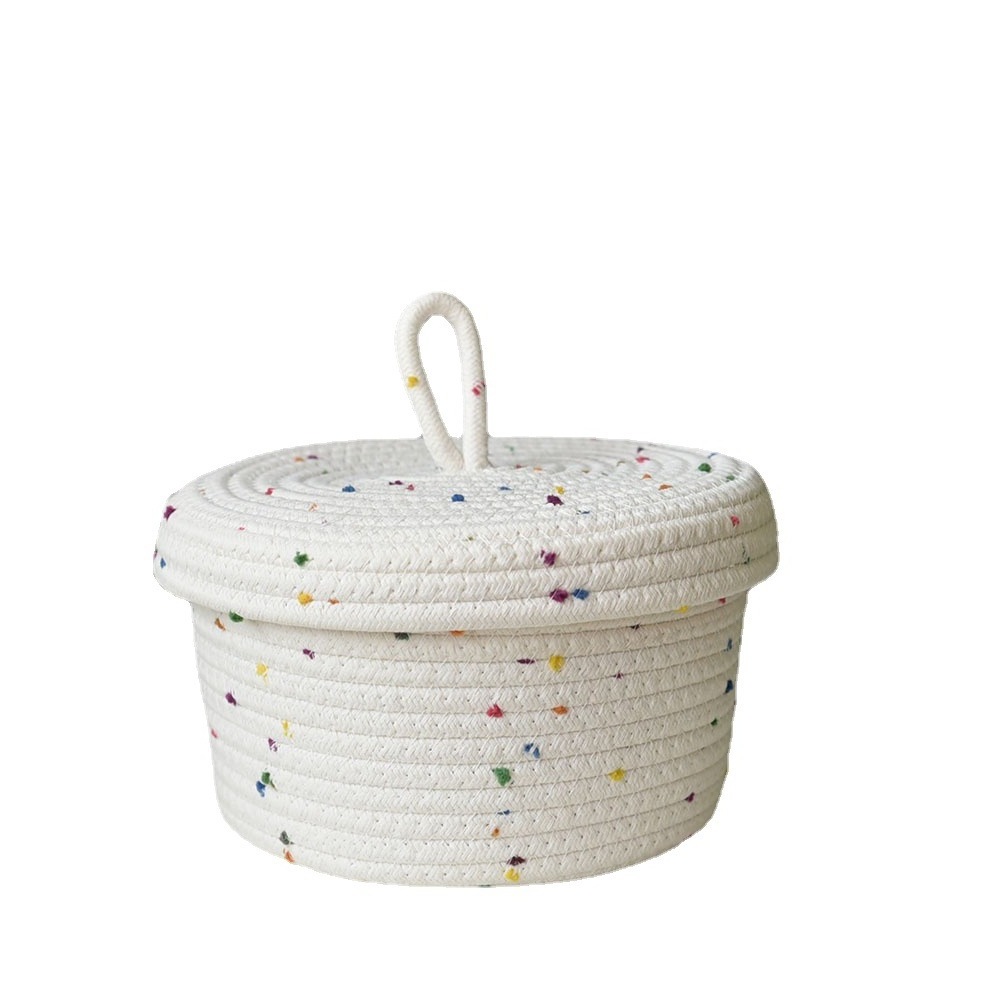 Wholesale Cheap High Quality Fashion Durable Washable Extra Large Cotton Rope Basket For Basket Nursery Shoe Pets Laundry