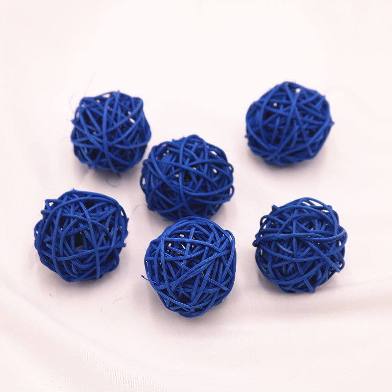 New Wholesale Decoration Circles Seagrass Ball Rattan Christmas Bauble Designer Modern For Christmas Tree Decoration.