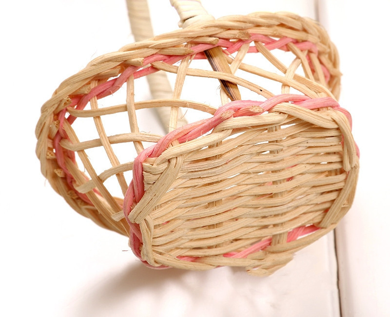 Portable White Willow Weaving Storage Basket Small Willow Christmas Fashion Empty Gift Basket