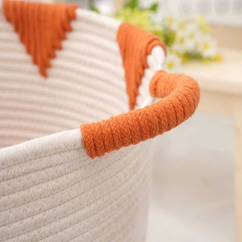 Woven Basket, Bathroom Towel Blanket Rope Basket Storage Boxes & Bins Foldable Opp Bag Clothing Organizer Modern Folding