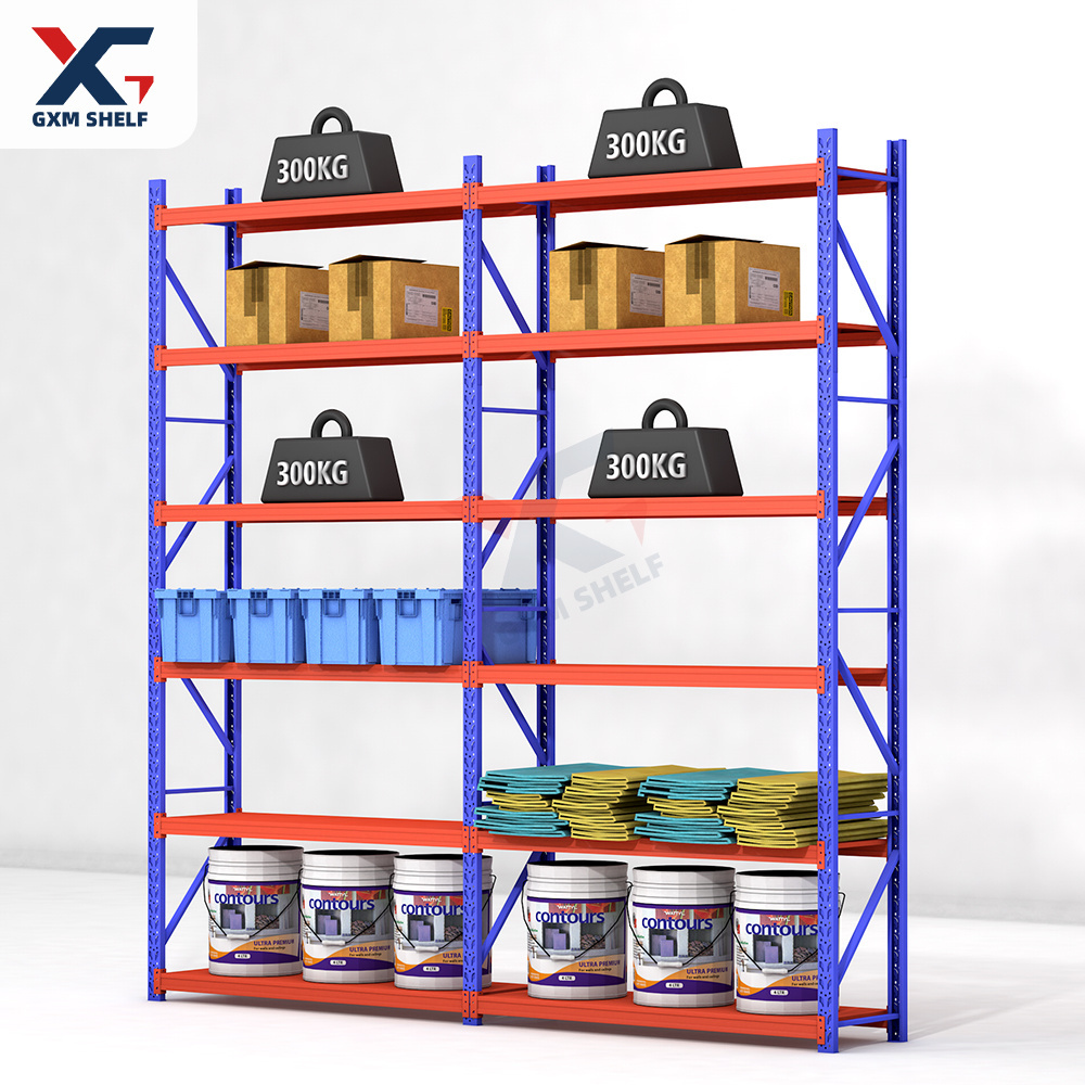 200kg/300kg/500kg storage garage warehouse workshop workbench 5 tier metal storage rack shelf boltless racking shelves