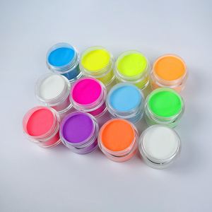 Professional Nail Art Acrylic Powder Wholesale Custom Logo Acrylic Nail Supplies Glow in the Dark Acrylic Powder Bulk Cover