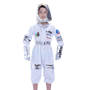 Halloween Astronaut Costume Policeman Construction Worker Firefighter Uniform Carnival Career Day Kids Performer Cosplay Costume