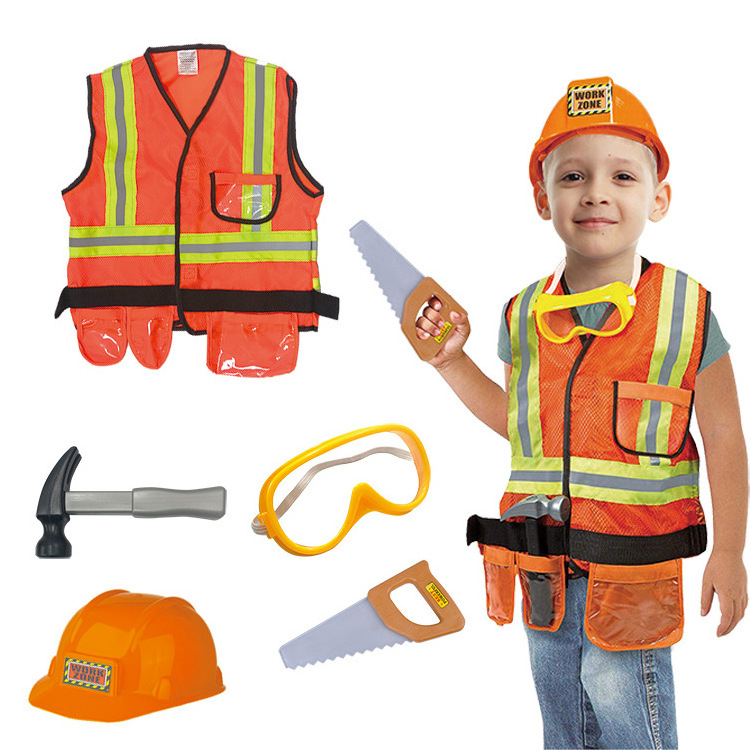 3-8y Kids Surgeon Nurse Fireman Police Worker Judge Cook Astronaut Waitress Doctor Lawyer Stewardess Cosplay Costumes