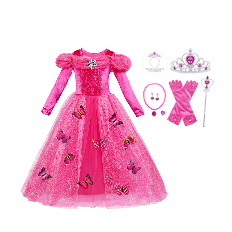 TV & Movie Cind Girls Carnival Wedding Gown Halloween Elsa Kids Dress Party Costume Deluxe Princess Dress Cosplay Costumes