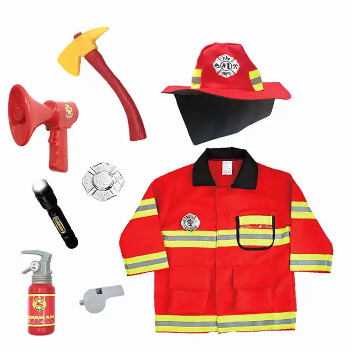 2024 Child Kindergarten Dress Up Set Doctor Nurse  Firefighters Pilot Police Role Play Career Kids Costumes for Kids Dress Up