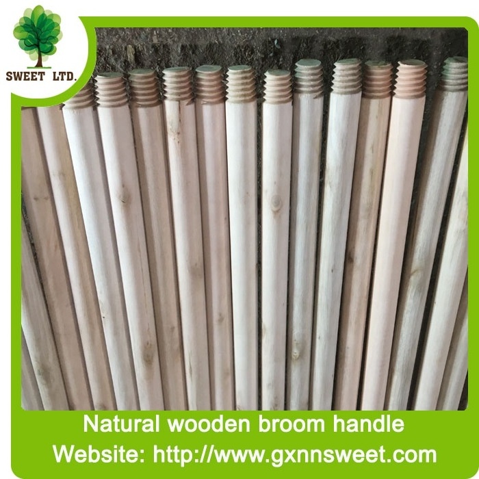 Factory Wholesale brooms & dustpans brush with feathered bristles floor broomstick wooden handle