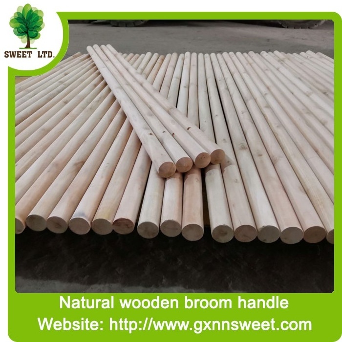 Factory Wholesale brooms & dustpans brush with feathered bristles floor broomstick wooden handle