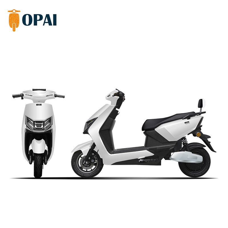 Opai 72V 30AH Electric Moped 2 wheel Adult Pedal Scooter 800W Lead Acid Lithium Battery Mini Chopper Motorcycle High Quality