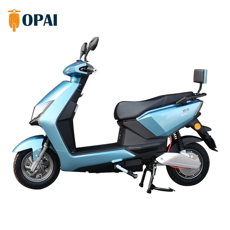 Opai 72V 30AH Electric Moped 2 wheel Adult Pedal Scooter 800W Lead Acid Lithium Battery Mini Chopper Motorcycle High Quality