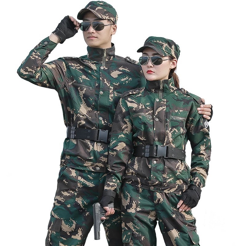 Men Outdoor Sports Tactical Clothing ACU Camping Camouflage Officer Uniforms Outdoor Security Body Camouflage