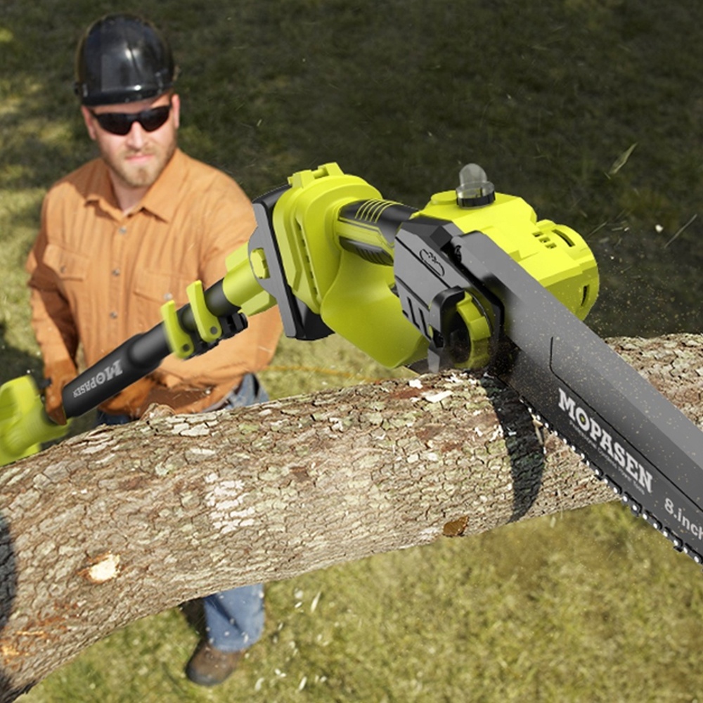 Outdoor Wood Cutting Tool 20V 21V Cordless Electric Chain Saw Power Saw Mini Lithium Battery Pole Saw Chainsaw Factory