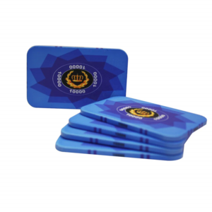 Custom Professional Ceramic Rectangular Poker Chips