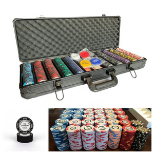 Professional Casino Grade 300pcs Ceramic Poker Chips Set poker chips set with denominations