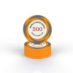 Exclusively Designed Poker Chip Set for Casinos 500pcs free combination of chips