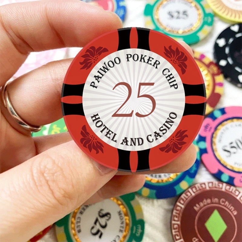 Exclusively Designed Poker Chip Set for Casinos 500pcs free combination of chips