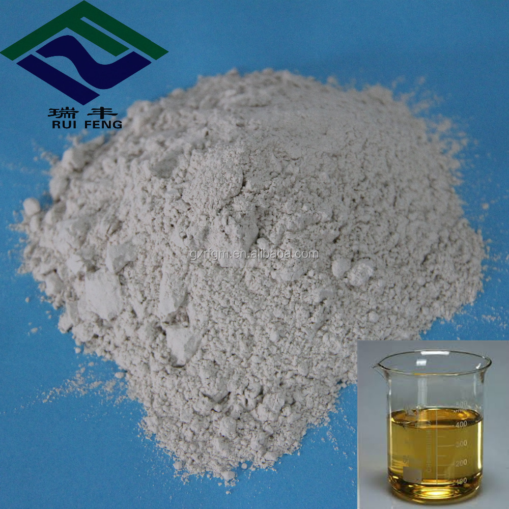 activation powder formula bentonite clay for Decolourisation of rapeseed oil, sunflower oil