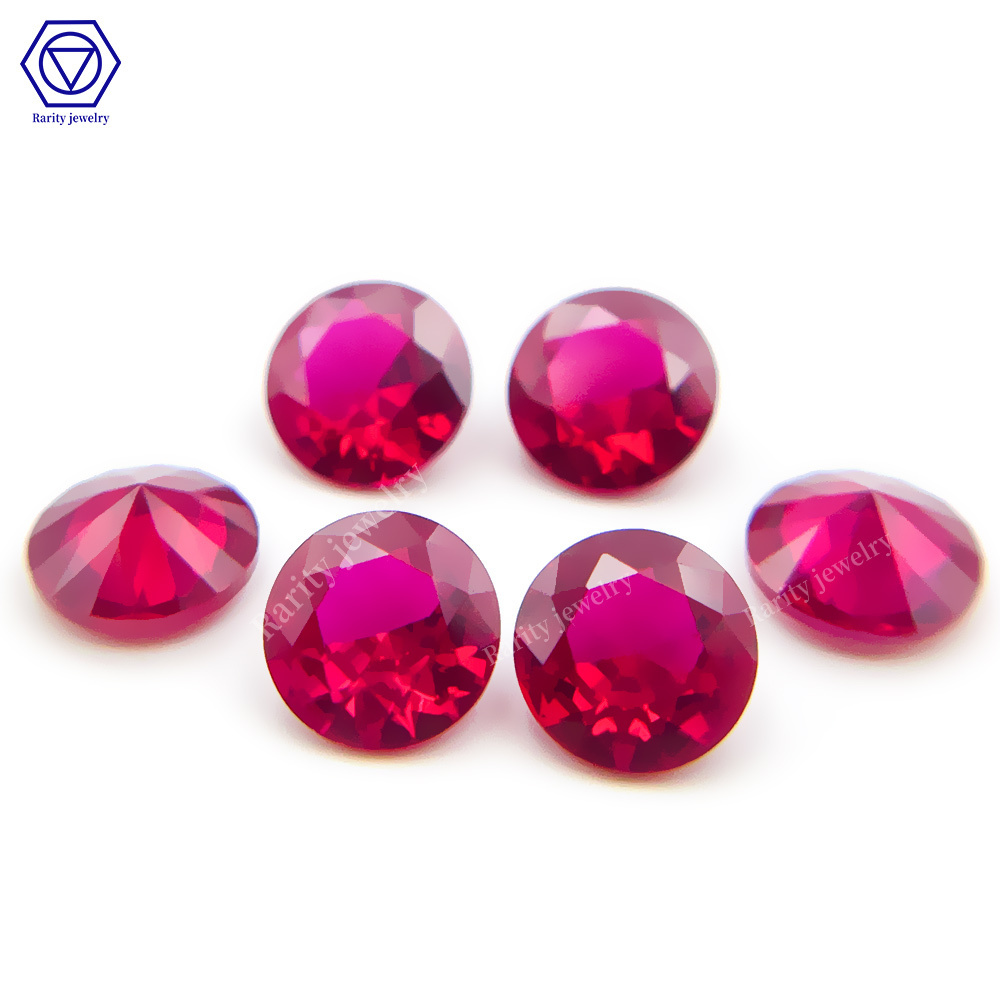 Rarity High Quality Ruby Gemstone Price Per Gram Loose Ruby Stone Round Shape Ruby For Jewelry Making