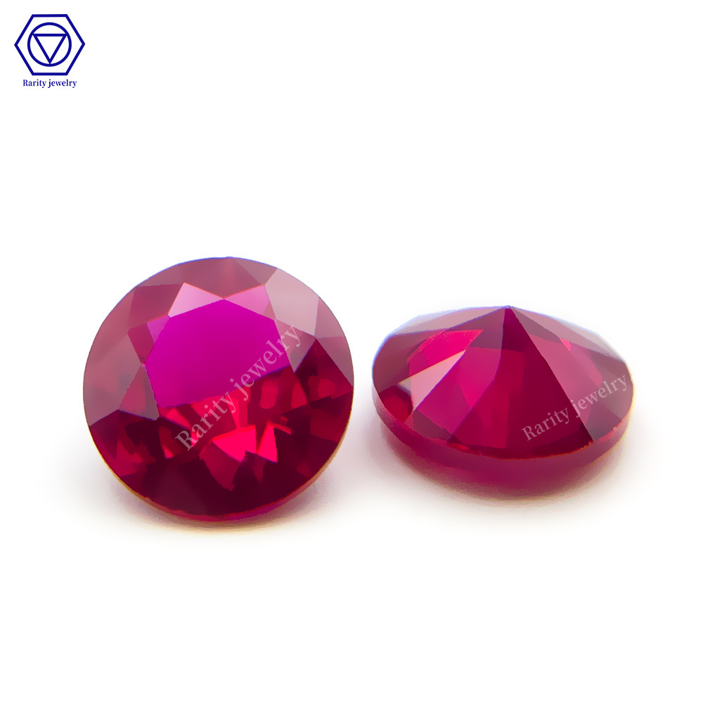 Rarity High Quality Ruby Gemstone Price Per Gram Loose Ruby Stone Round Shape Ruby For Jewelry Making