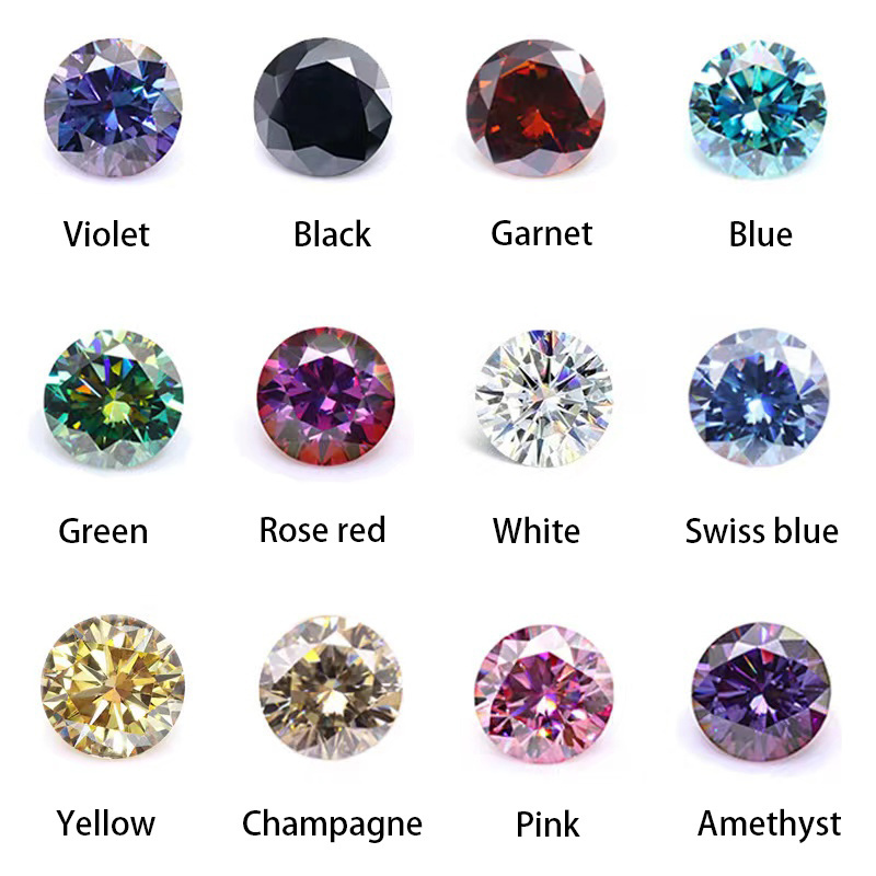 Rarity GRA certificate Top Quality Blue-green Pear Cut VVS Wholesale Price Loose moissanite for jewelry making