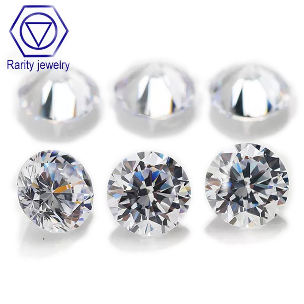 Rarity Wholesale Price Round 0.8-10.0mm CZ Stones 3A quality Zircon colorful Cubic Zirconia For for Jewelry Making