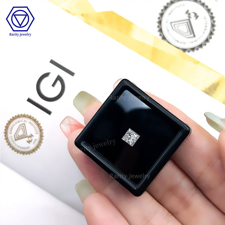 Custom D Color CVD HPHT with IGI Certificate Princess Cut Loose Diamond Fancy Melee Lab Grown Diamond