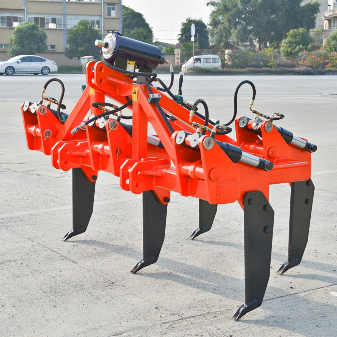 Hot Sale Tractor Mounted Farming Equipment Ploughing Subsoiler 5-Shank Soil Deep Loosening Machine with Hydraulic Protector