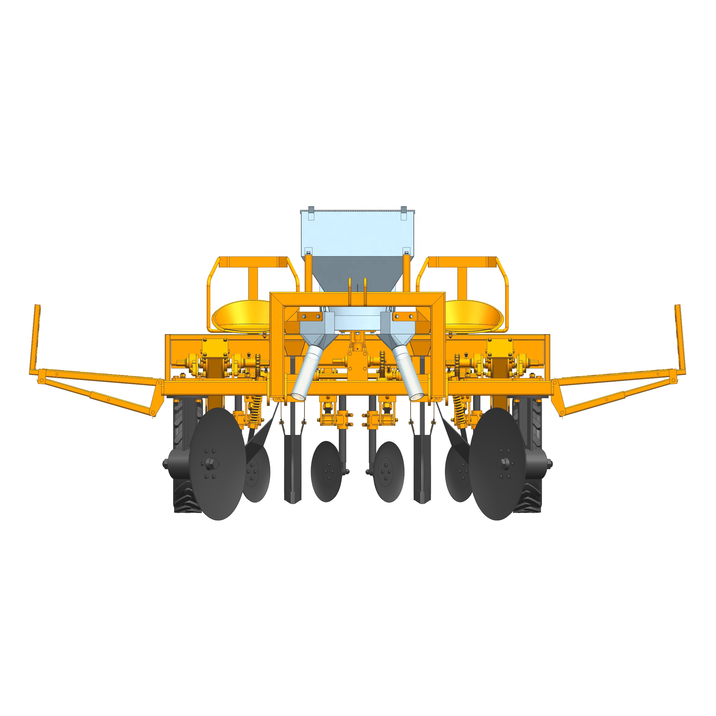 High efficiency Cassava Planting Machine Cassava Seeder 80HP Ridging Cassava Planter Customizable