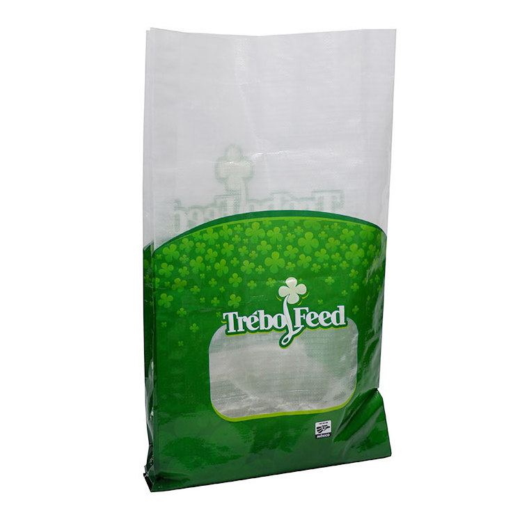 Custom Bird Chicken Dog Cat Food Polypropylene PP Woven Animal Feed Sack 10kg 25kg 50kg