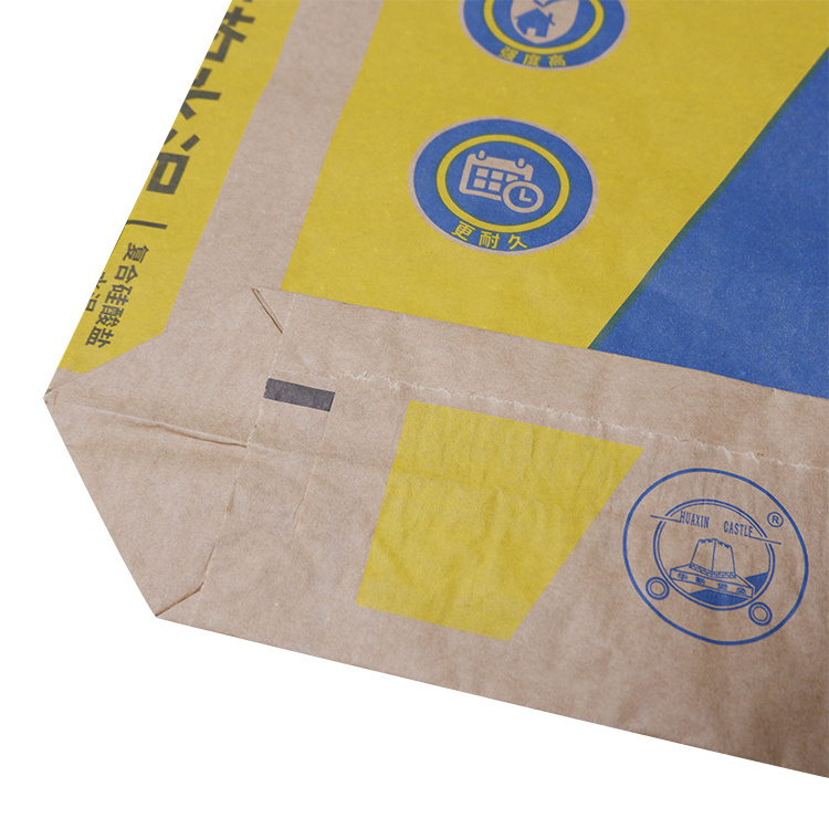 20Kg 25Kg 50Kg Kraft Paper Cement Bag Putty Powder Bag Cement