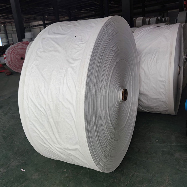 China Plastic Bag PP Woven Sack Roll For Tubular Bags