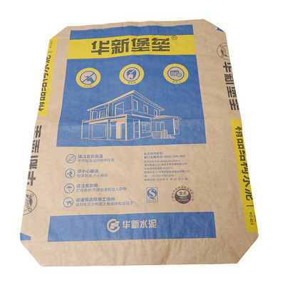 20Kg 25Kg 50Kg Kraft Paper Cement Bag Putty Powder Bag Cement