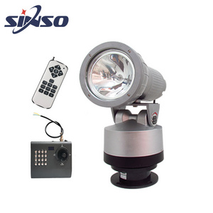 Hot Variable Speed Joystick Control Guard Tower Moving Head Searchlight Aluminum 220V 90 Xenon Lights IP65 Warehouse 100 30000