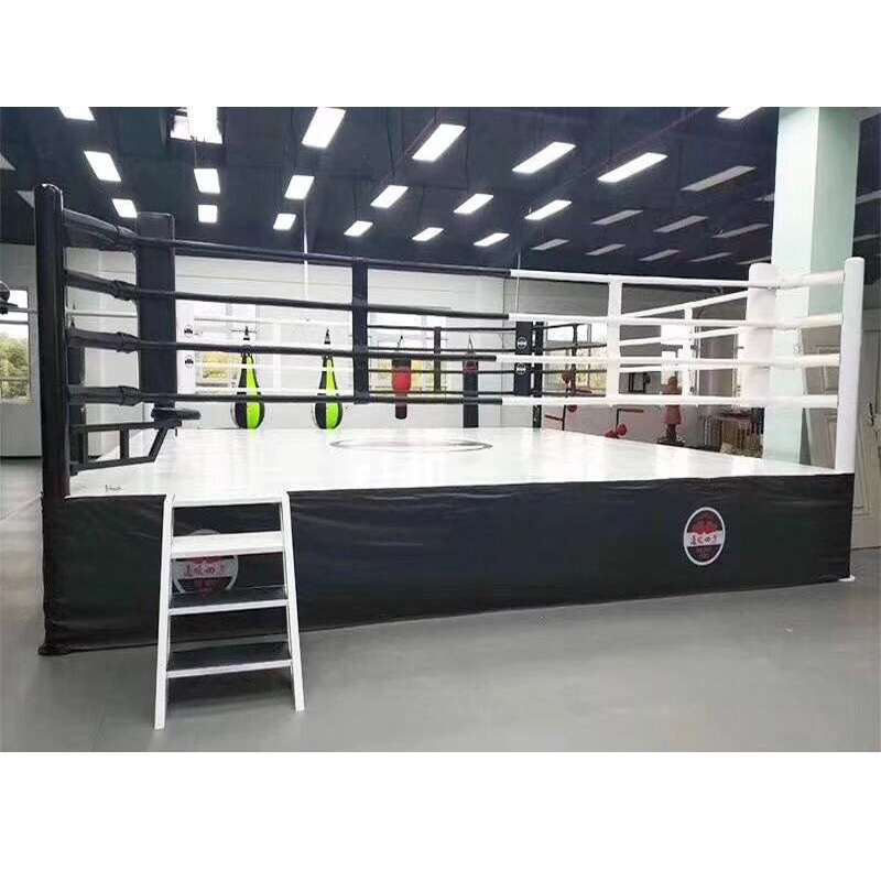 quality international standard boxing ring flooring  high type wrestling ring boxing rings 5m*5m*50cm accessories for sale