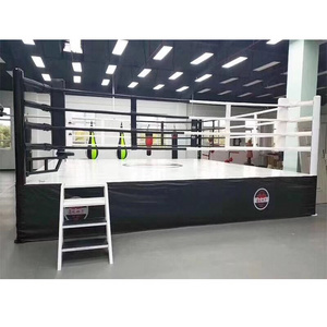 quality international standard boxing ring flooring  high type wrestling ring boxing rings 5m*5m*50cm accessories for sale