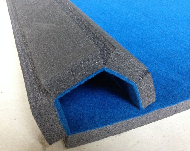 factory supply cheerleading carpet bonded foam roll mat for sale