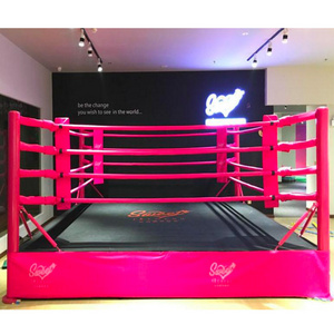 IBF standard Commercial Boxing Ring Pro MMA Cage UFC Octagon Pro Wrestling Mat  for export