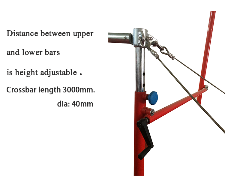 China Hot sale FIG STANDARD international standard Uneven Bars for Competition