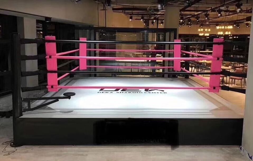 quality international standard boxing ring flooring  high type wrestling ring boxing rings 5m*5m*50cm accessories for sale