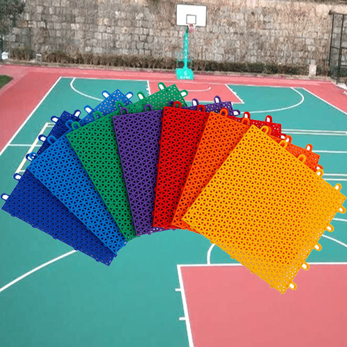 Cheap basketball floor  Polypropylene Sport Court Flooring Polypropylene Outdoor Interlocking Tiles