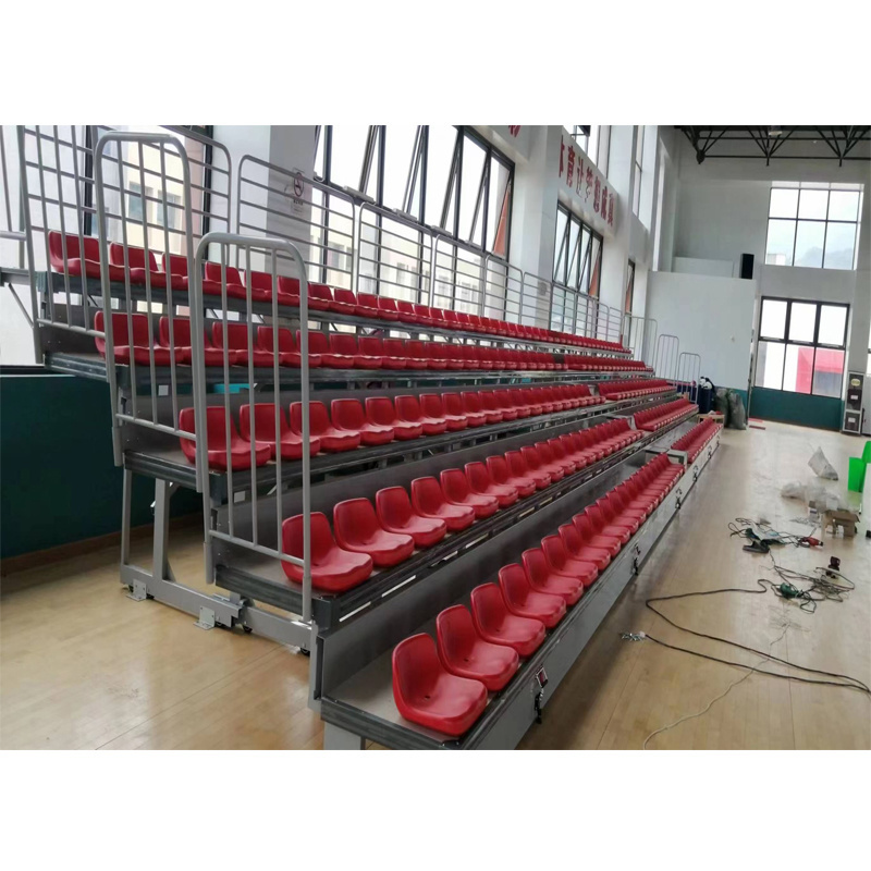 Factory supply  Stadium Seat HDPE  Chair BLEACHER SEATING SYSTEMS  electric hydraulic Movable system for export