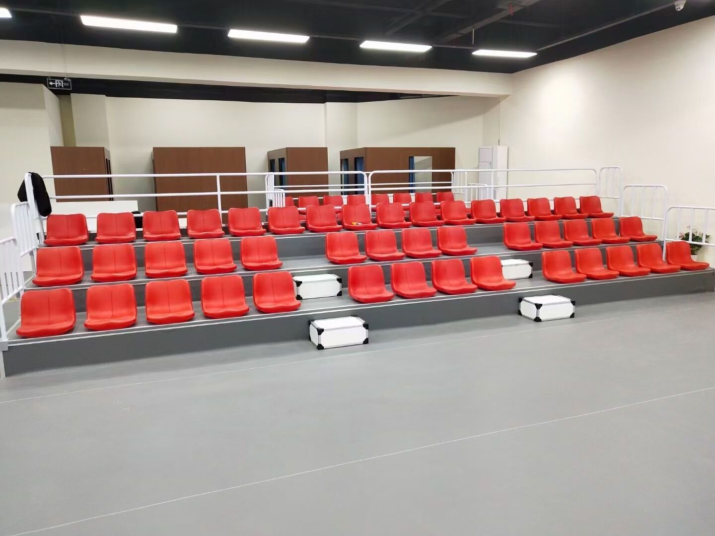 Factory new style Sport Retractable Bleachers system Plastic Chair Seats Football Stadium Seating Sports Stadium Bleachers